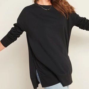 Old Navy Oversized Black Tunic Sweatshirt Large